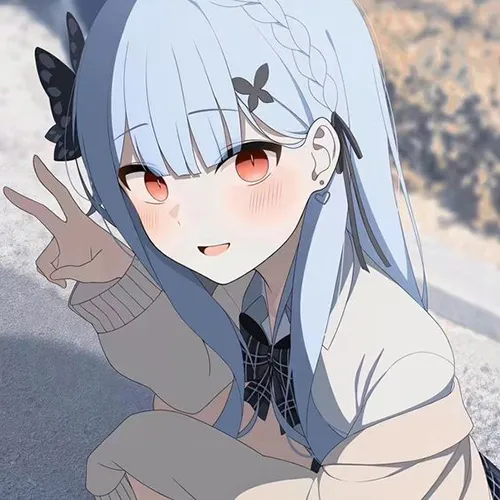 Gambar 06. PP WA Sendiri Anime cantik peace