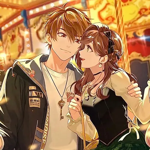 Gambar 07. PP Couple Anime Aesthetic jalan-jalan