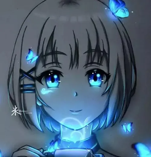 Gambar 08. PP WA Sendiri Menyala kupu-kupu biru