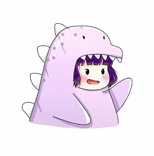 Gambar 09. PP (Foto Profil) Dino Couple berkostum lucu (1)