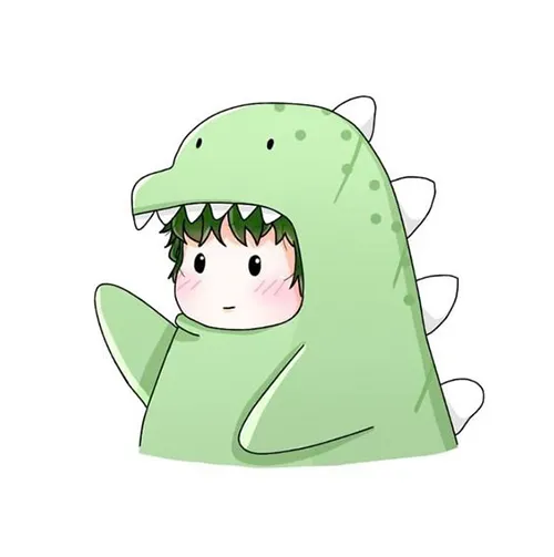 Gambar 09. PP (Foto Profil) Dino Couple berkostum lucu (2)