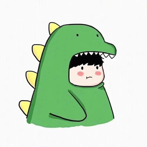 Gambar 10. PP (Foto Profil) Dino Couple kostum (1)