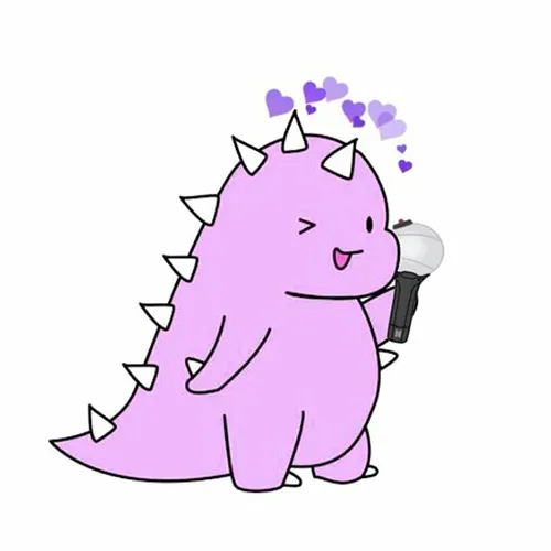 Gambar 12. PP (Foto Profil) Dino Aesthetic dengan army bomb