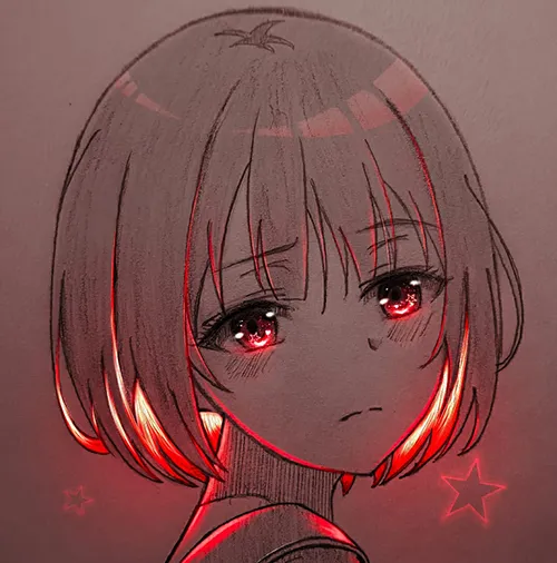 Gambar 12. PP WA Sendiri Menyala rambut pendek menyala merah