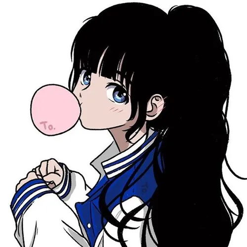 Gambar 13. PP WA Sendiri Anime bubble gum