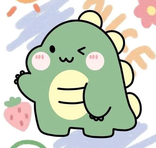 Gambar 14. PP (Foto Profil) Dino Aesthetic baby dino