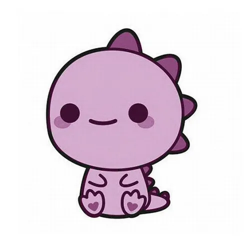 Gambar 15. PP (Foto Profil) Dino Lucu & Imut baby dino ungu