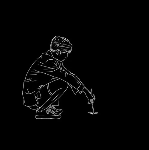 Gambar 16. PP Hitam Polos Sad sendirian