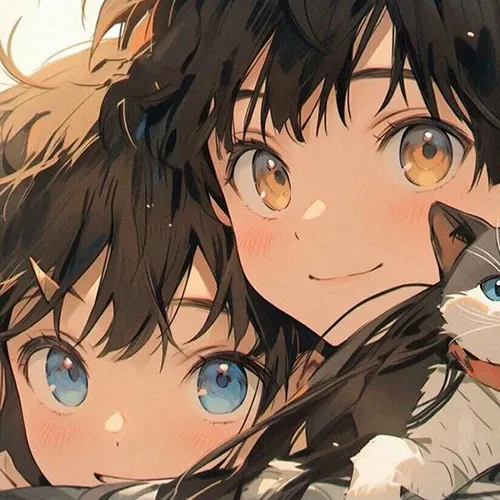 Gambar 17. PP Couple Anime Aesthetic chibi