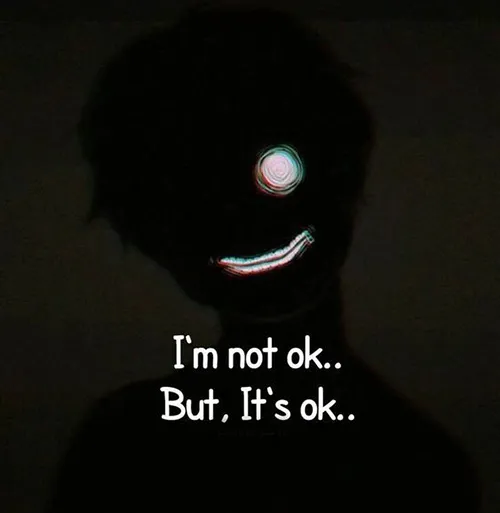 Gambar 18. PP Hitam Polos Sad im not ok but it's ok