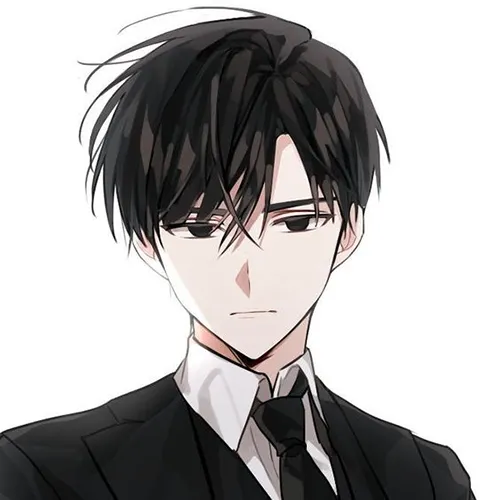 Gambar 18. PP WA Sendiri Anime cowok seragam kantor