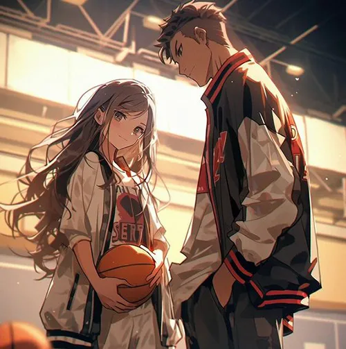 Gambar 20. PP Couple Anime Aesthetic pemain basket