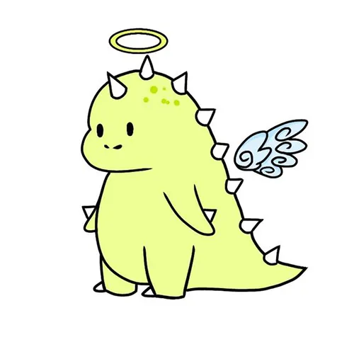 Gambar 20. PP (Foto Profil) Dino Aesthetic dino angel