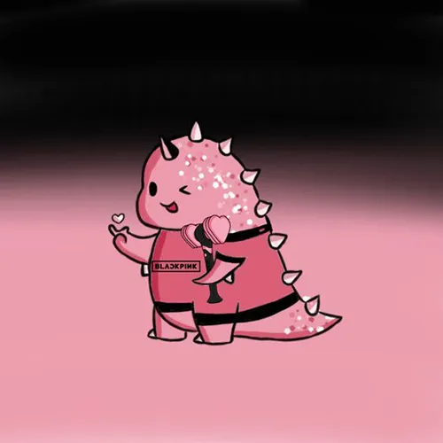 Gambar 21. PP (Foto Profil) Dino Aesthetic blackpink