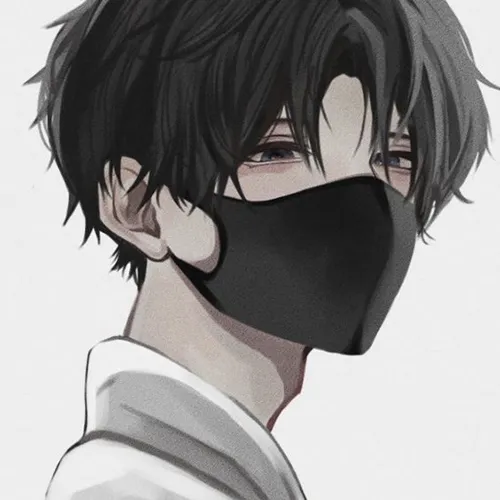 Gambar 23. PP WA Sendiri Anime cowok masker hitam