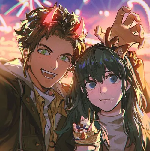 Gambar 24. PP Couple Anime Aesthetic di pasar malam