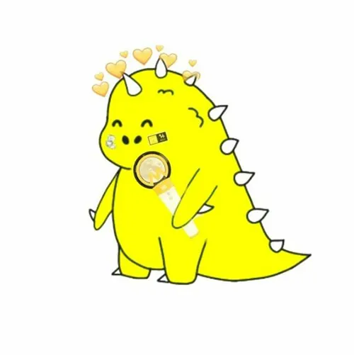 Gambar 24. PP (Foto Profil) Dino Aesthetic yellow