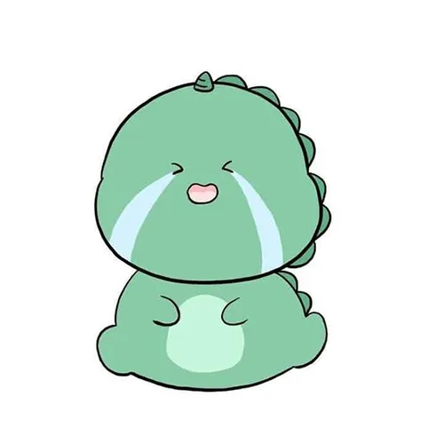 Gambar 27. PP (Foto Profil) Dino Lucu & Imut baby dino nangis