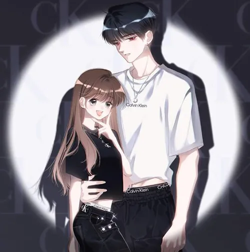 Gambar 31. PP Couple Anime Aesthetic model CK