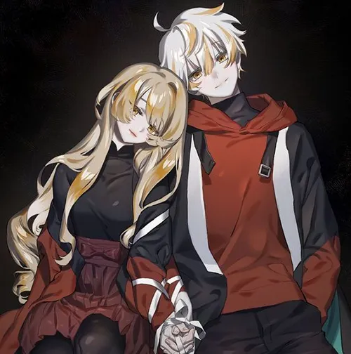 Gambar 34. PP Couple Anime Aesthetic foto dari bawah