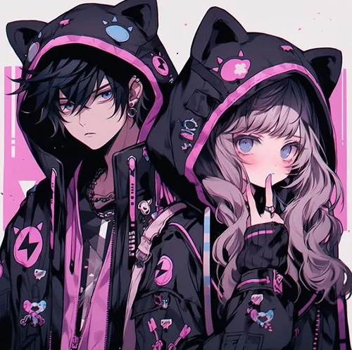 Gambar 39. PP Couple Anime Aesthetic jaket keren