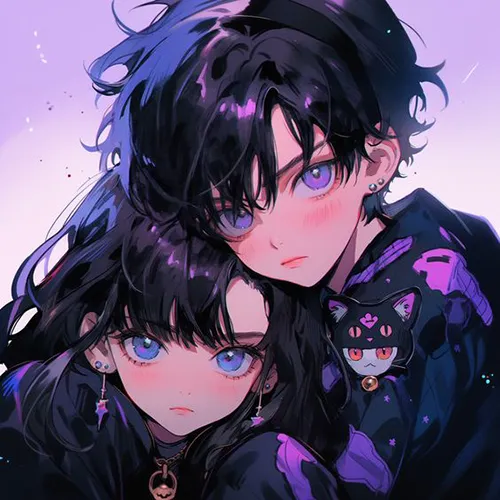 Gambar 46. PP Couple Anime Aesthetic sewarna