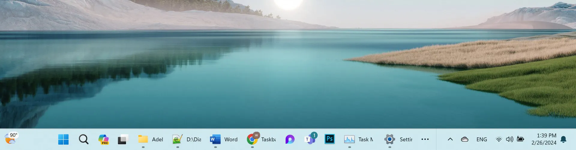 Never Combine Taskbar Windows 11