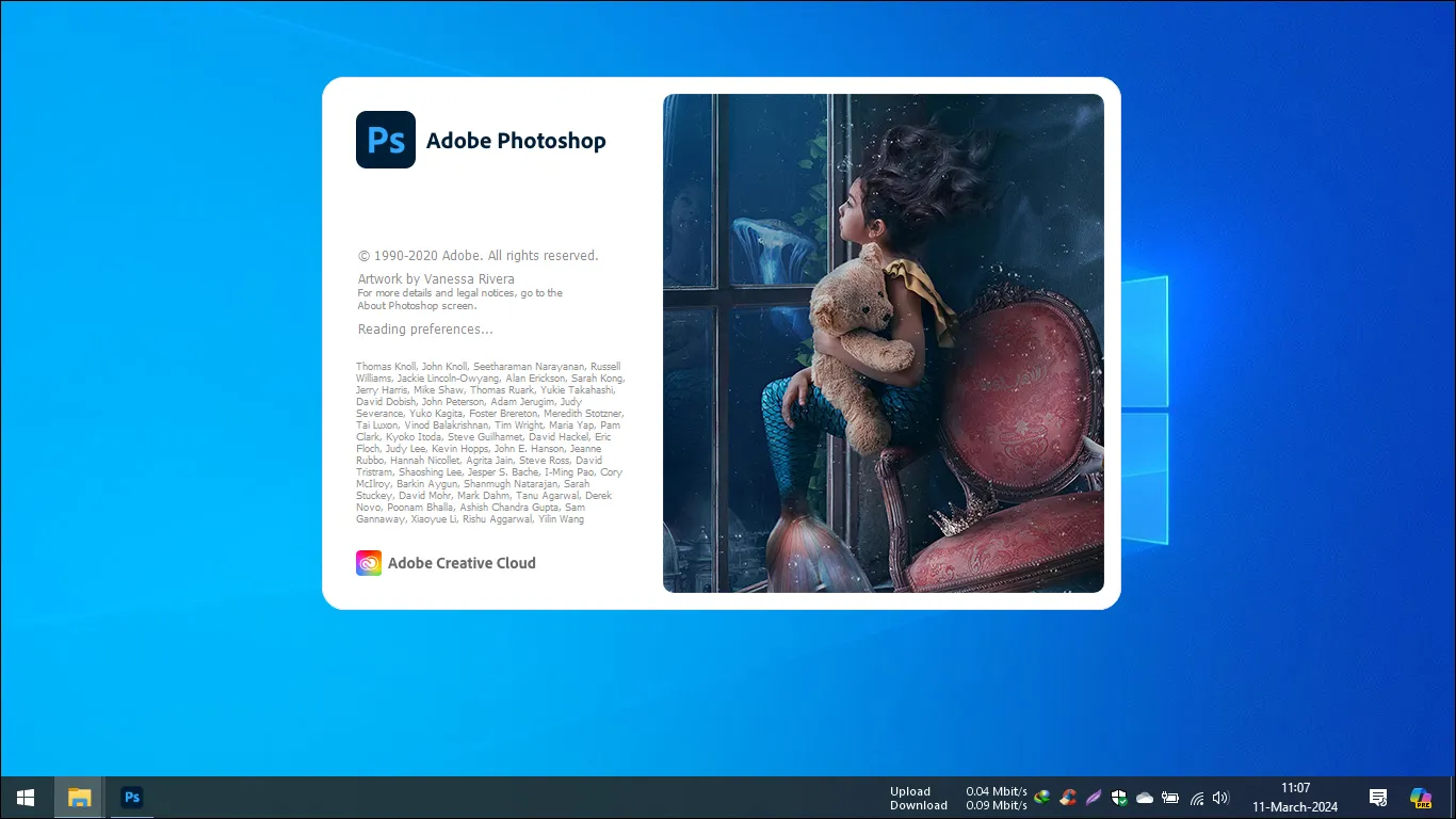 06 Tampilan Splash Screen Adobe Photoshop 2020