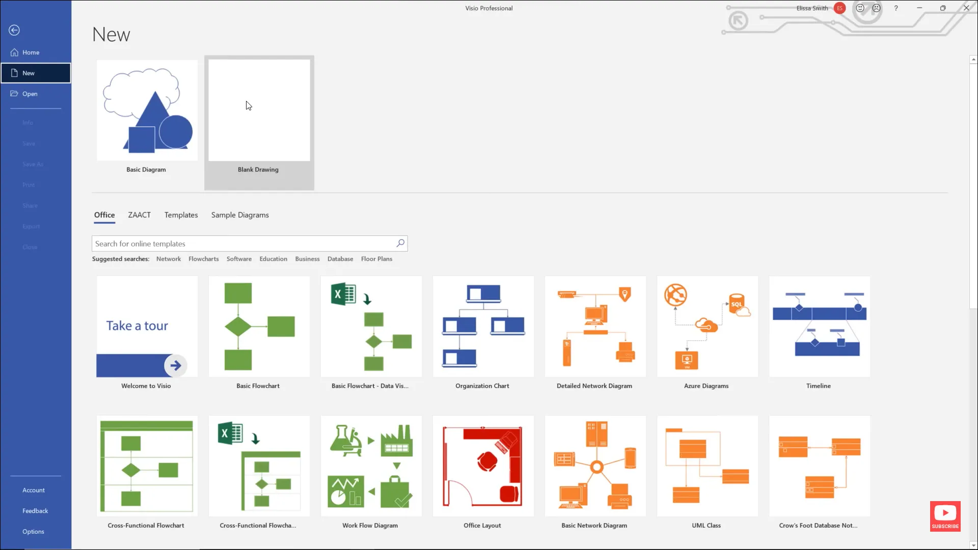 Diagram Microsoft Visio 2019