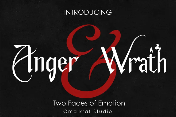 Font 2. Anger & Wrath