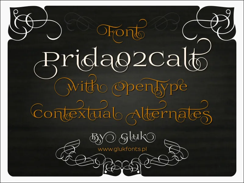 Font 5. Prida02Calt