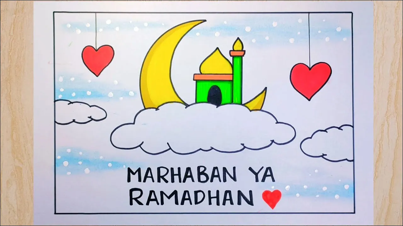 Gambar 01 Poster Marhaban Ya Ramadhan