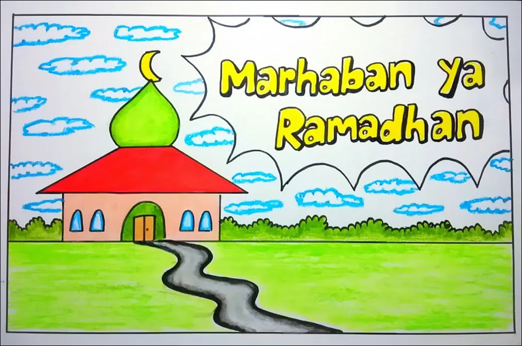 Gambar 04 Poster Ramadhan tema Masjid