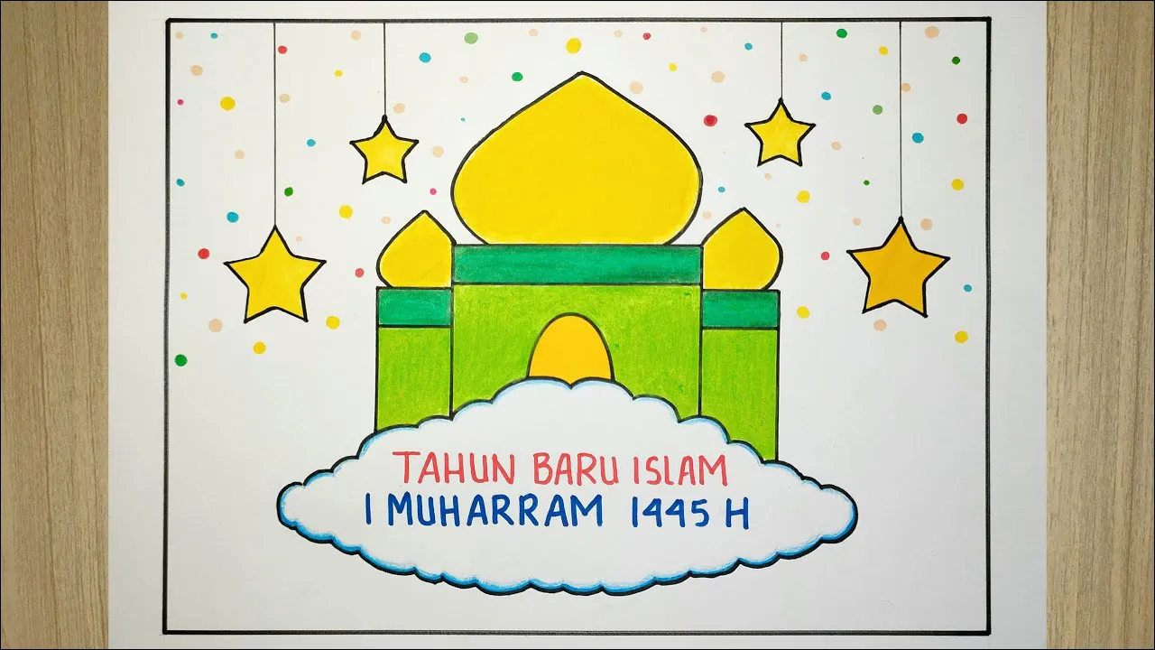 Gambar 04. Poster 1 Muharram 1445 H Tahun Baru Islam