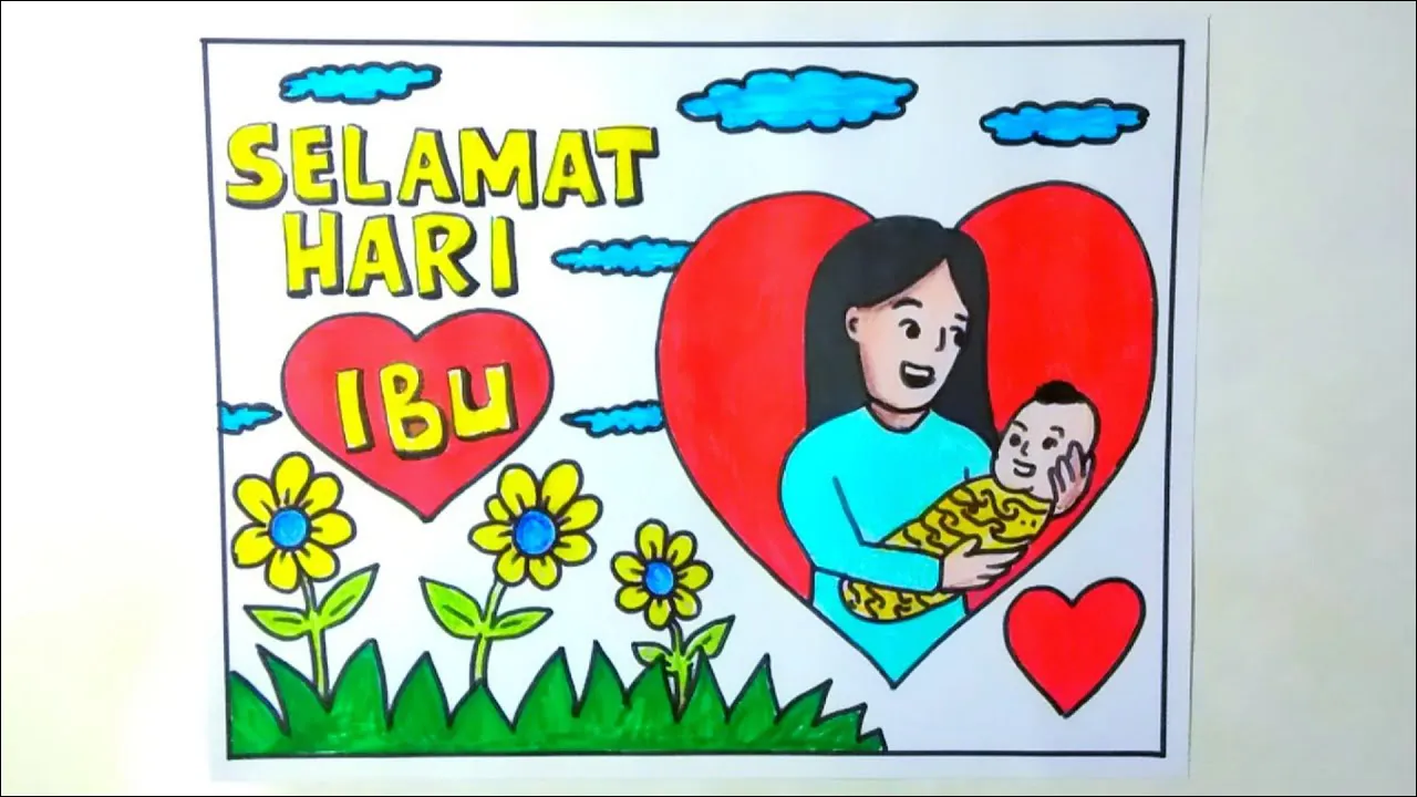 Gambar 06 Selamat Hari Ibu tema Taman