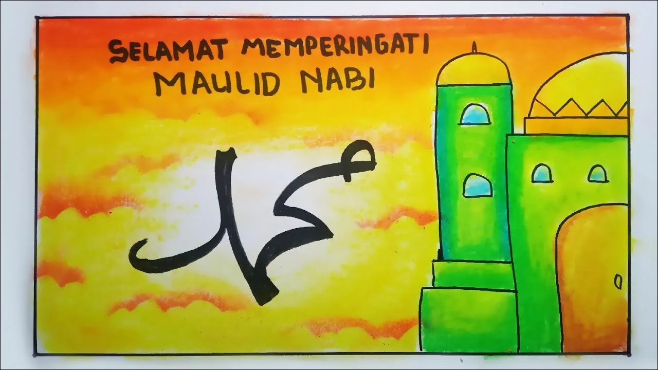 Gambar 06. Poster Selamat Memperingati Maulid Nabi