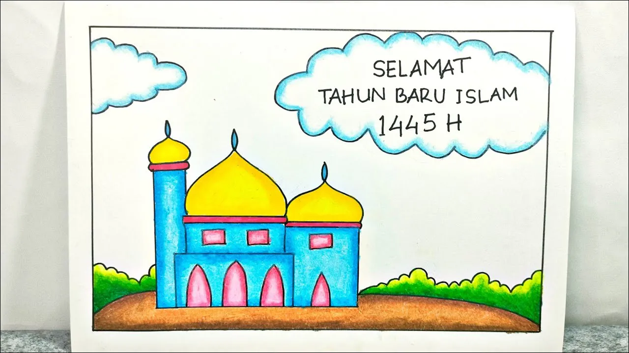 Gambar 06. Poster Selamat Tahun Baru Islam 1445 H