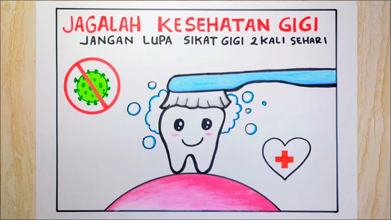 Gambar 07. Poster Menjaga Kebersihan dan Kesehatan Gigi