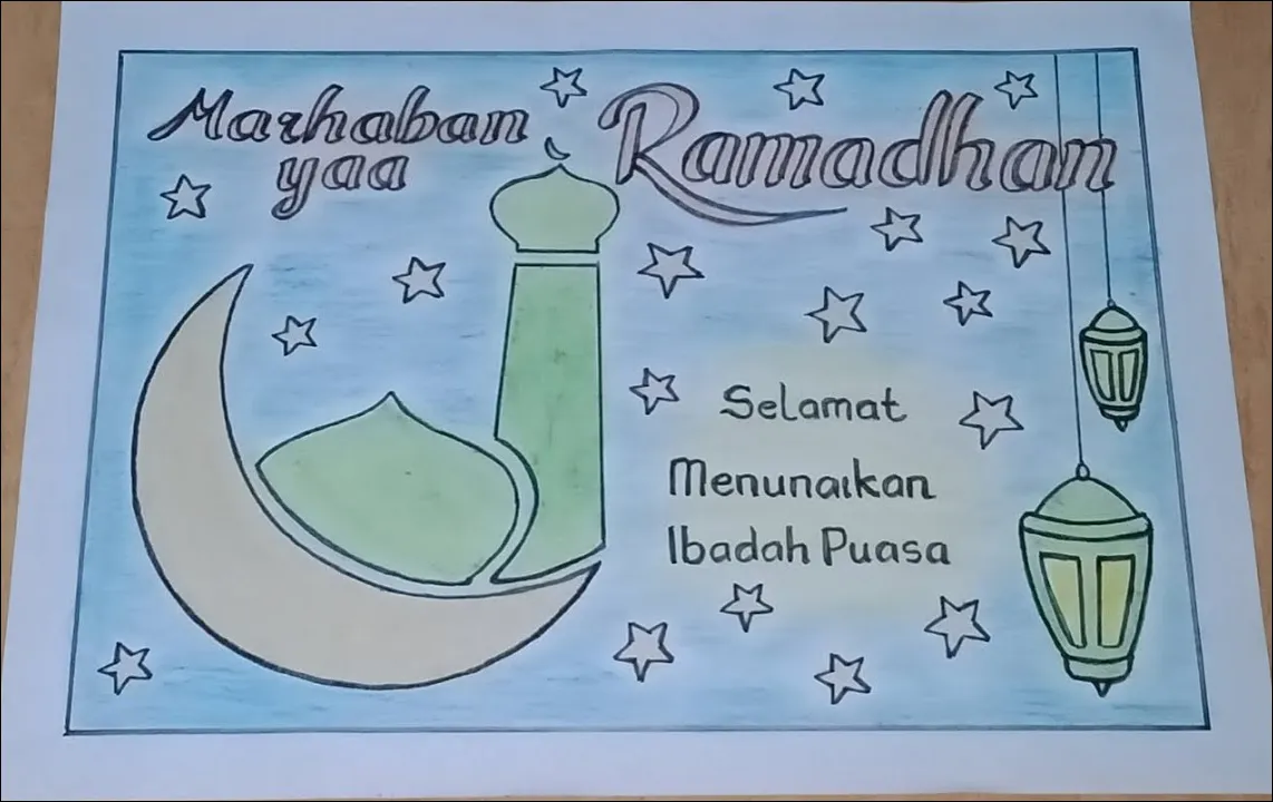 Gambar 08 Poster Ramadhan, Selamat Menunaikan Ibadah Puasa