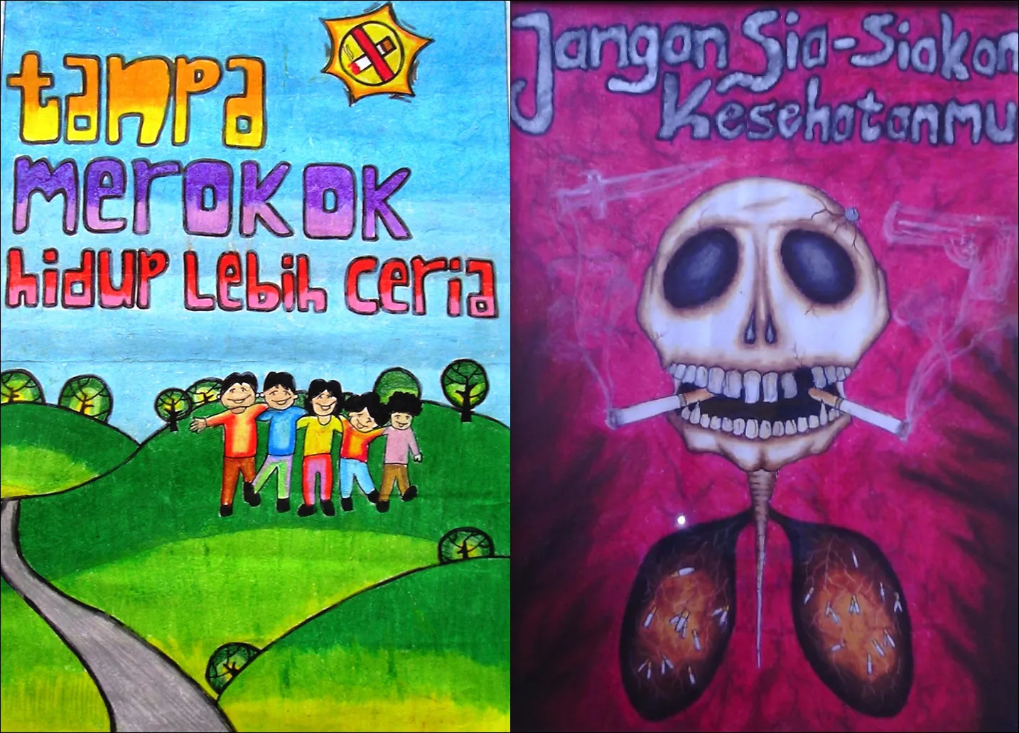 Gambar 08. Poster Hindari Merokok Demi Kesehatan