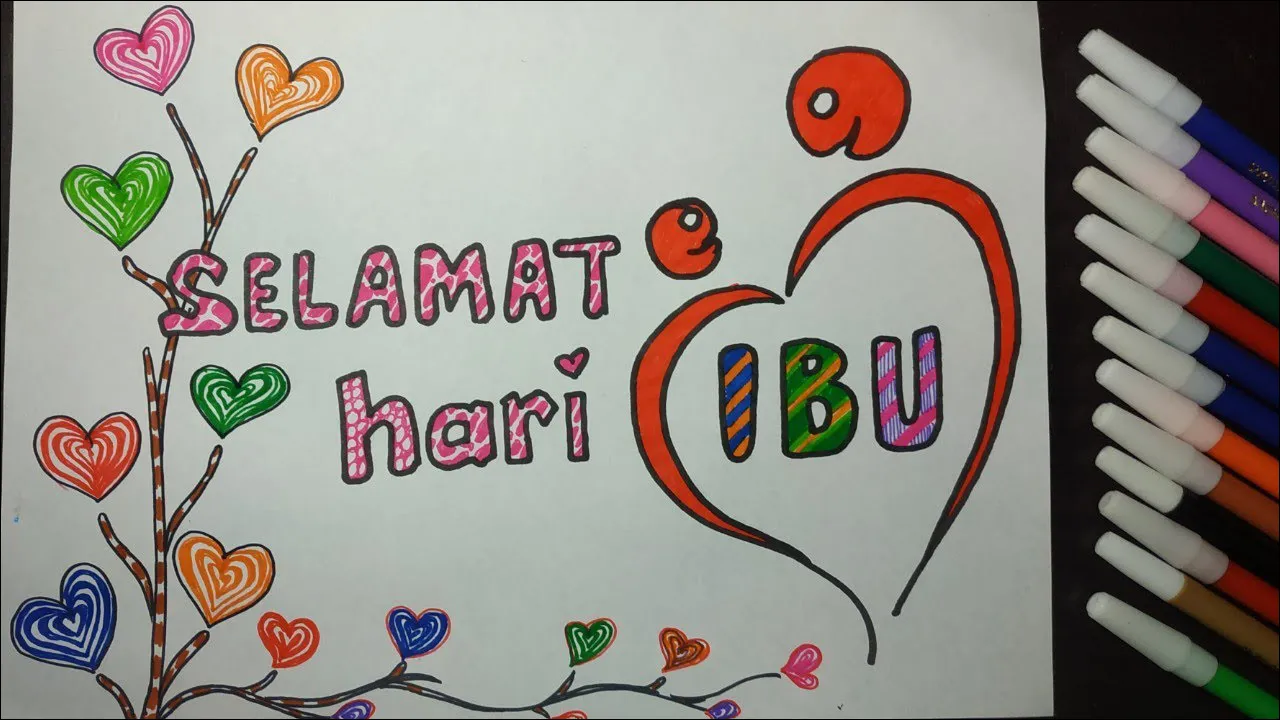 Gambar 10 Poster Hari Ibu 22 Desember tema Pohon Cinta