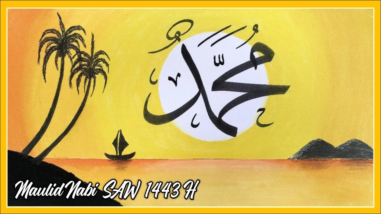 Gambar 10. Poster Maulid Nabi SAW 1443 H