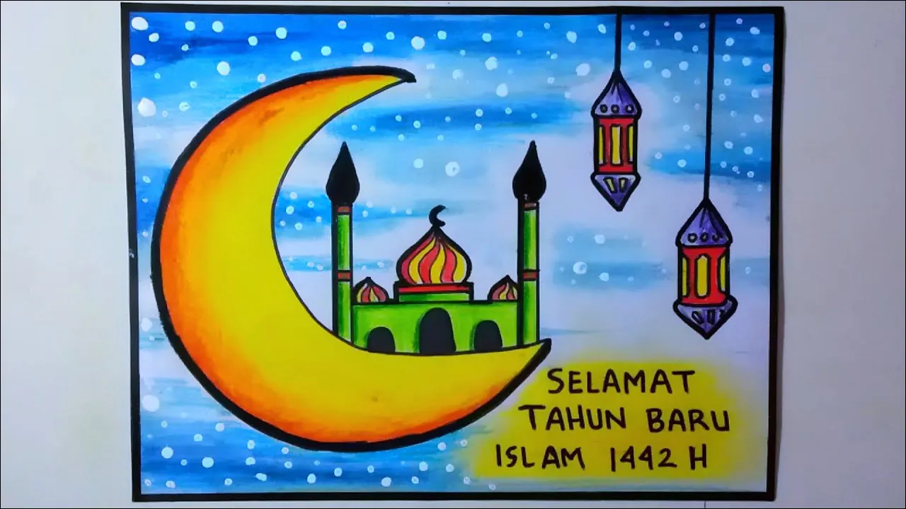 Gambar 10. Poster Selamat Tahun Baru Islam 1442 H