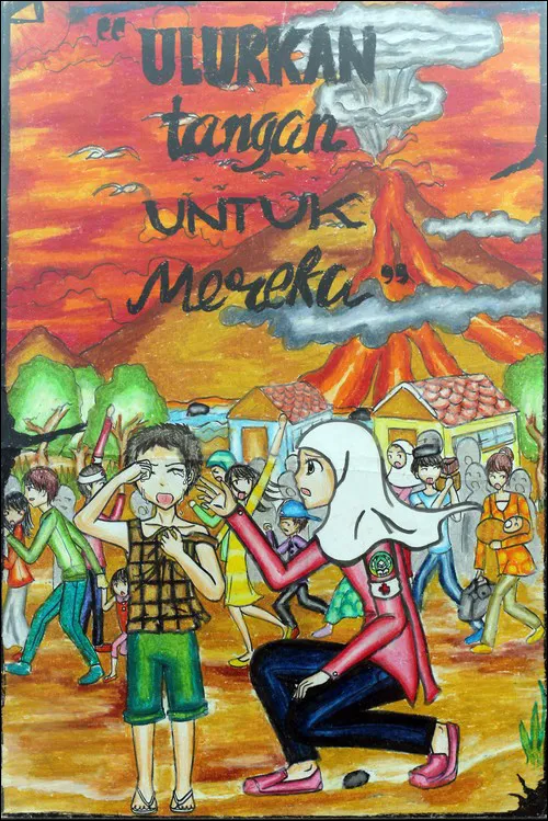 Gambar 11. Poster Ulurkan Tangan untuk Mereka, Korban Bencana