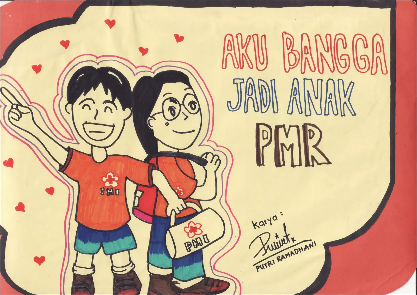Gambar 12. Poster Aku Bangga Jadi Anak PMR