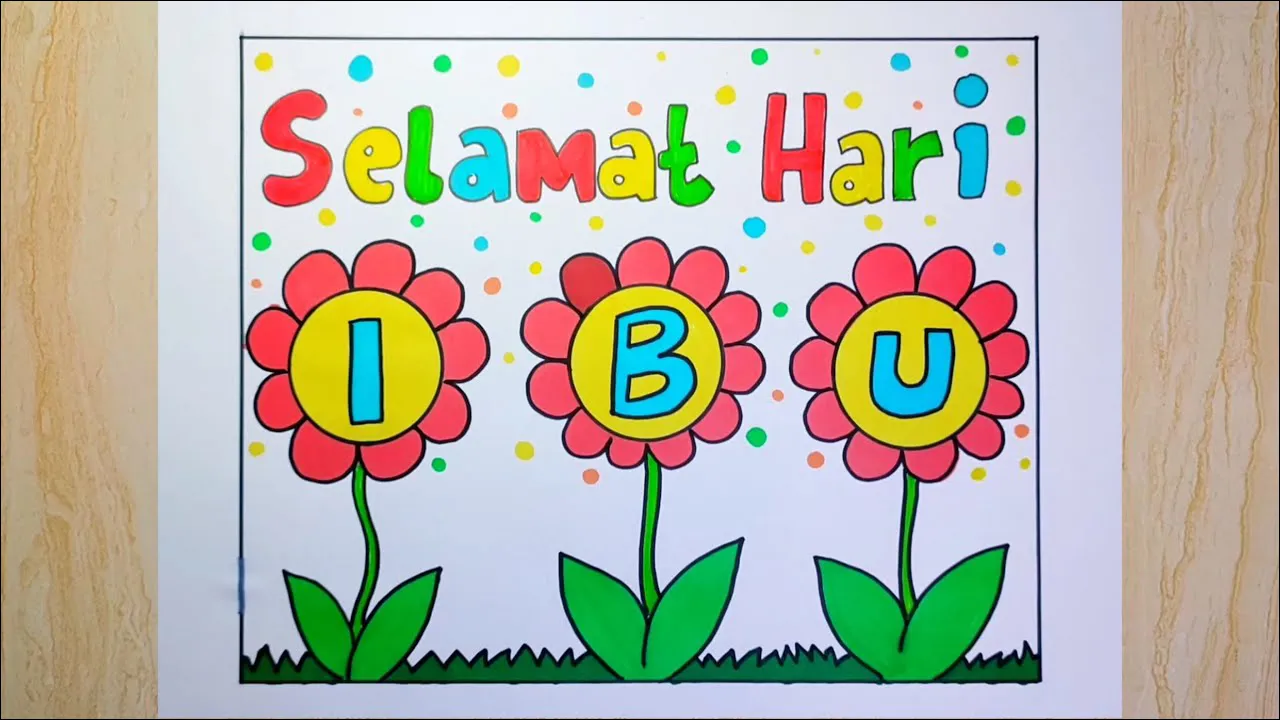 Gambar 14 Poster Hari Ibu Simpel dan Menarik