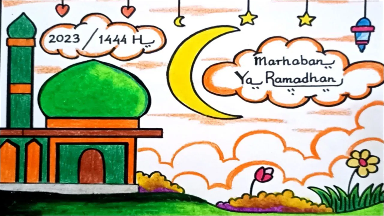 Gambar 18 Poster Marhaban Ya Ramadhan Indah