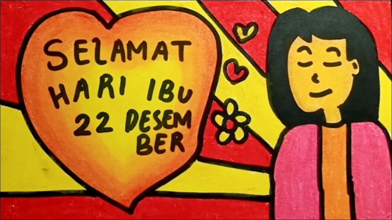 Gambar 18 Poster Merayakan Hari Ibu 22 Desember