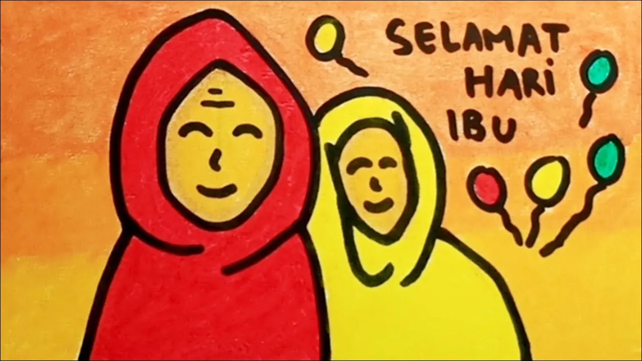 Gambar 19 Poster Hari Ibu tema Ibu & Anak