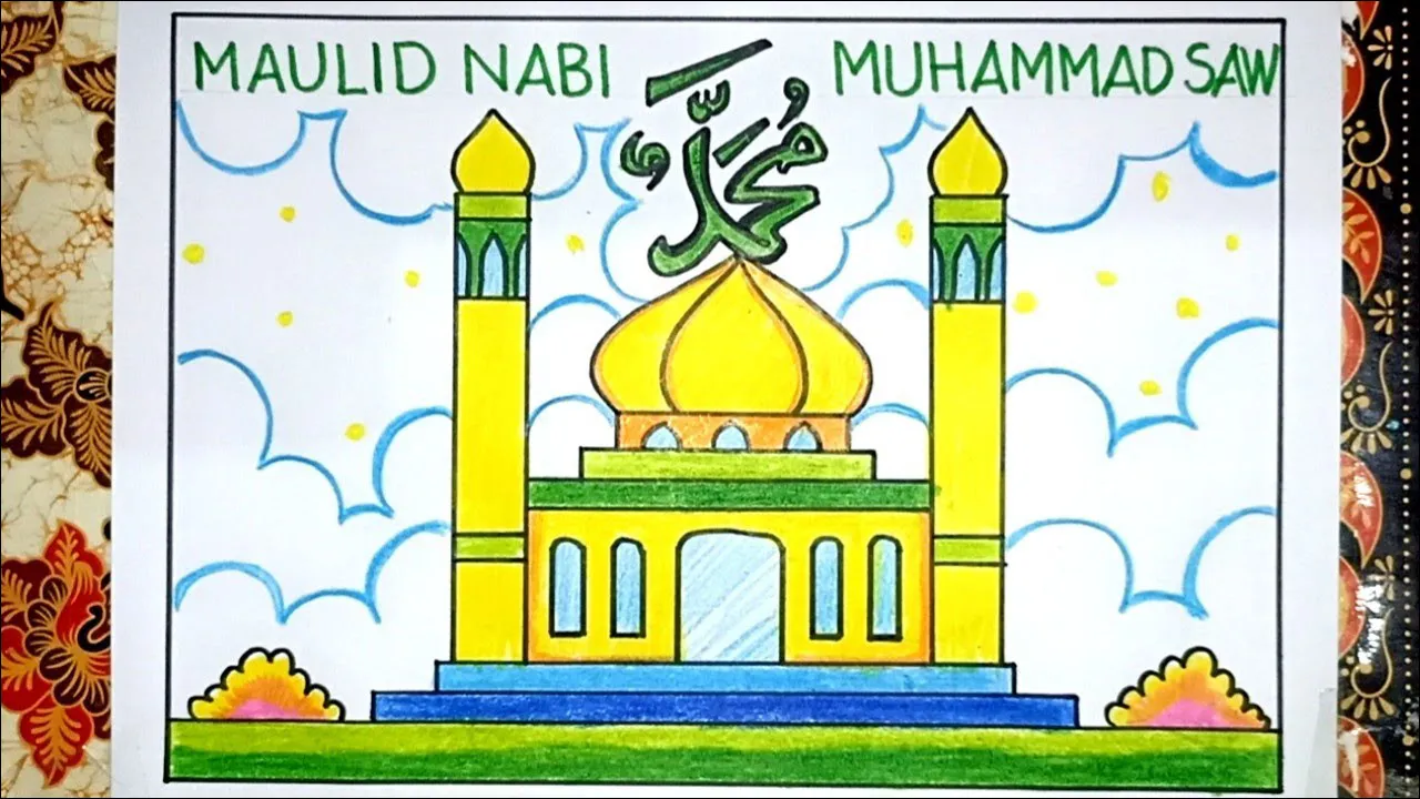 Gambar 19. Poster Maulid Nabi tema Masjid